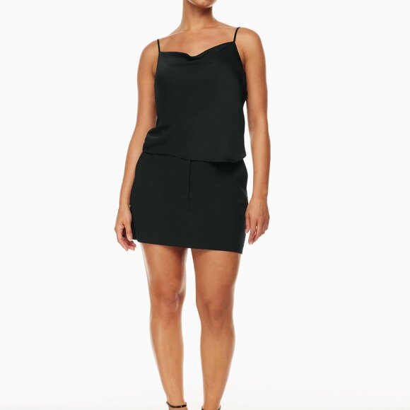 Babaton Cowlneck Camisole In Black - Picture 1 of 6